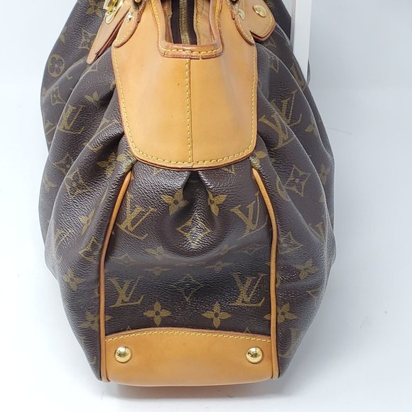 100% Auth Louis Vuitton Boetie MM Monogram ToteBag - Picture 3 of 15